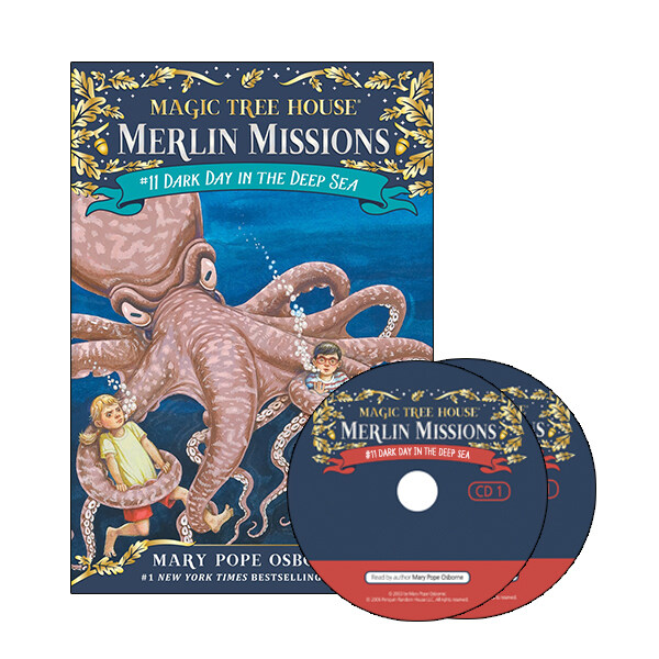 Merlin Mission #11 : Dark Day in the Deep Sea (Paperback + CD )