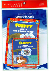Fluffy Meets The Tooth Fairy (Paperback + CD + Workbook) - Scholastic Leveled Readers 3