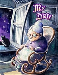 My Diary: 105 Lined Pages, Large Size Book 8 1/2 x 11 (Paperback)