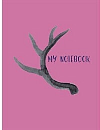 My Notebook: Unlined Notebook - Large (8.5 x 11 inches) - 100 Pages (Paperback)