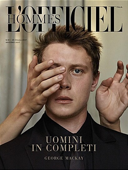 [중고] L‘officiel Hommes (반년간 이탈리아판): 2017년 No.19 (표지 랜덤)