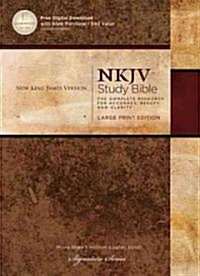 Study Bible-NKJV-Large Print (Hardcover, 2)