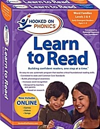 Hooked on Phonics Learn to Read Kindergarten, Levels 3 & 4 [With Book(s) and Sticker(s) and 2 Workbooks and DVD and Quick Start Guide] (Other)