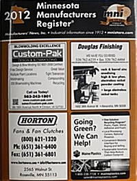 Minnesota Manufacturers Register 2012 (Paperback)