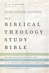 NIV, Biblical Theology Study Bible, Hardcover, Comfort Print: Follow Gods Redemptive Plan as It Unfolds Throughout Scripture (Hardcover)