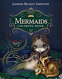 Mermaids Coloring Book : An Aquatic Art Adventure (Paperback)
