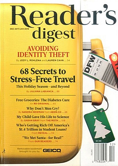 Readers Digest (월간 미국판): 2017년 12/01월호