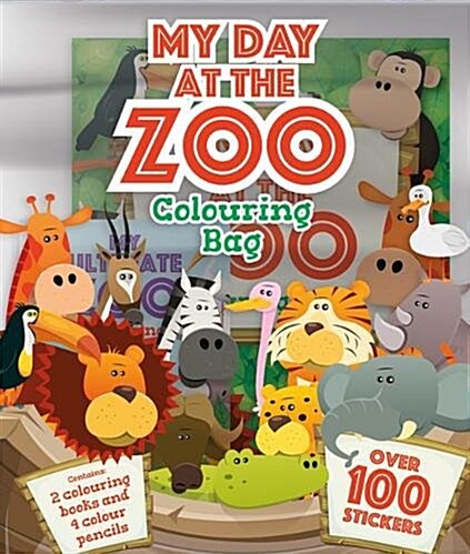 My Day at the Zoo : Colouring Grab Bag (Novelty Book)