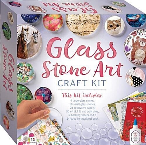 Glass Stone Art Craft Kit (tuck box) (Kit)