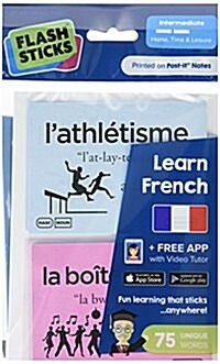 French Flashsticks Starter Pack Intermediate (Home, Time & Leisure) (Paperback)