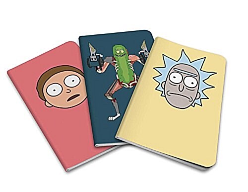 Rick and Morty: Pocket Notebook Collection (Set of 3) (Paperback)