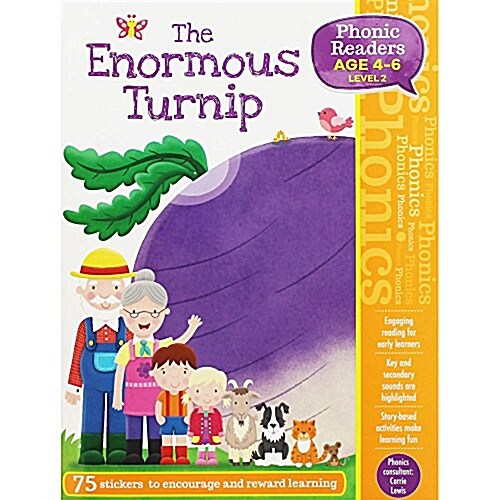 Phonic Readers: The Enormous Turnip Age 4-6 (Paperback)