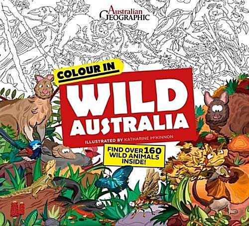 Wild Australia: Colouring Book (Paperback)