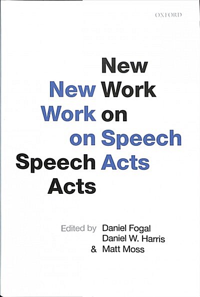New Work on Speech Acts (Hardcover)