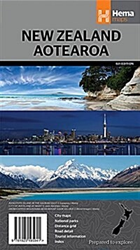 New Zealand Aotearoa : HEMA.5.04 (Sheet Map, folded, 6 Revised edition)