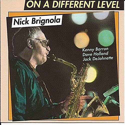 [중고] [수입] Nick Brignola : On a Different Level