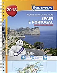 Spain & Portugal 2018 - Tourist and Motoring Atlas (A4-Spiral) (Spiral Bound)