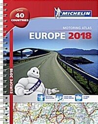 Europe 2018 - Tourist and Motoring Atlas (A4-Spiral) (Spiral Bound)