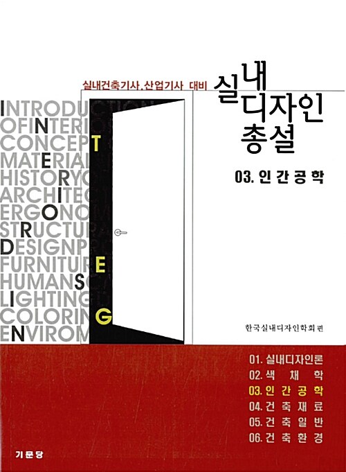 [중고] 실내 디자인 총설 03 : 인간공학