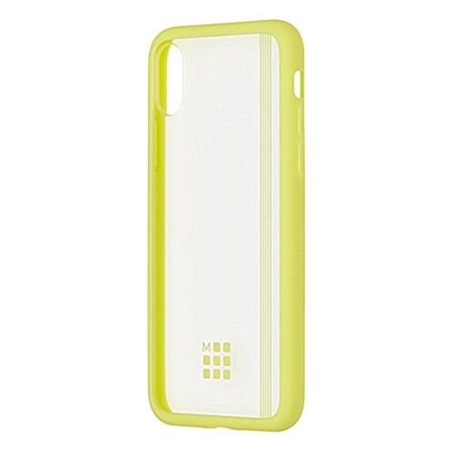 Moleskine Smartphone Case, Transparent Elastic Hard Case Hay Yellow, iPhone X (2.75 X 5.5 X .5) (Other)