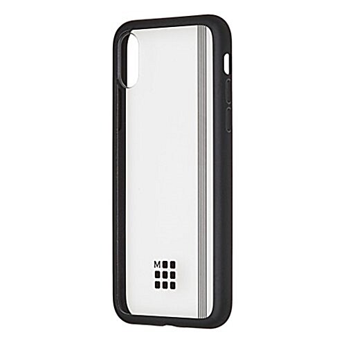 Moleskine Smartphone Case, Transparent Elastic Hard Case Black, iPhone X (2.75 X 5.5 X .5) (Other)