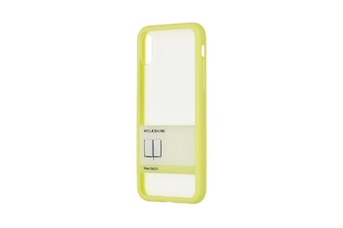 Moleskine Smartphone Case, Transparent Paperband Hard Case Hay Yellow, iPhone X (2.75 X 5.5 X .5) (Other)