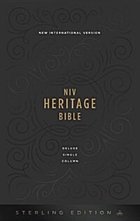 NIV, Heritage Bible, Deluxe Single-Column, Premium Leather, Black, Sterling Edition, Comfort Print (Leather)