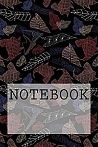 Notebook: Autumn Leaves (Black), Lake District. Squared Paper (6 X 9): Squared Paper Notebook (Paperback)