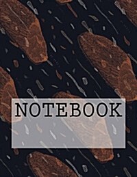Notebook: Slug in Orange, Rydal Water, Lake District. Ruled (8.5 X 11): Ruled Paper Notebook (Paperback)