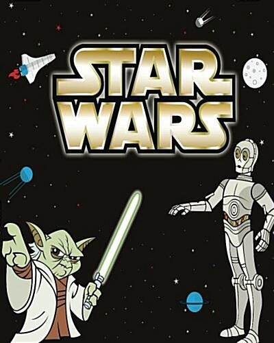 Star Wars: Notebook, Blank Book for Star Wars Lover, Journal, Diary, Workbook, (Paperback)