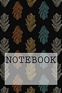 Notebook: Three Leaves in Green, Rydal Water, Lake District. Plain (6: Plain Paper Notebook (Paperback)