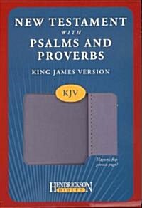 New Testament with Psalms and Proverbs-KJV-Magnetic Closure (Imitation Leather)