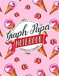 Graph Paper Notebook: 1/4 Inch Squares: Blank Graphing Paper with No Border - Graph Paper Notebook, Double-sided, Non-Perforated, Perfect Bi (Paperback)