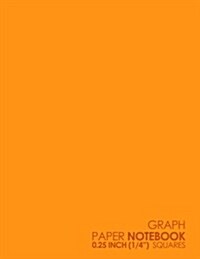 Graph Paper Notebook: 1/4 Inch Squares: Blank Graphing Paper with No Border - Graph Paper For School, Perfect For The School Or Office! - Pl (Paperback)