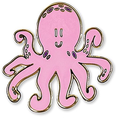 Enamel Pin Octopus (Other)