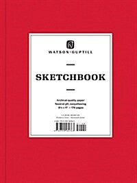 Large Sketchbook (Ruby Red) (Hardcover)