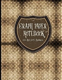 Graph Paper Notebook: 1/4 Inch Squares: Blank Graphing Paper with Borders - Graph Paper Booklet for College School/Teacher/Office/Student - (Paperback)