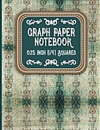 Graph Paper Notebook: 1/4 Inch Squares: Blank Graphing Paper with Borders - Graph Paper Drawing Book for College School/Teacher/Office/Stude (Paperback)