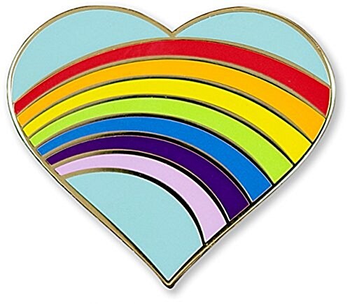 Enamel Pin Rainbow Heart (Other)