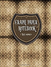 Graph Paper Notebook: 1 Inch Squares: Blank Graphing Paper - Graph Paper Book for College School/Teacher/Office/Student - Vintage Paper Cove (Paperback)