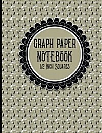 Graph Paper Notebook: 1/2 Inch Squares: Blank Graphing Paper with No Border - Square Grid Paper Notebook, Perfect For The School Or Office! (Paperback)