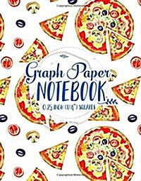 Graph Paper Notebook: 1/4 Inch Squares: Blank Graphing Paper with Borders - Graph Paper Ruled Composition Book, Double-sided, Non-Perforated (Paperback)