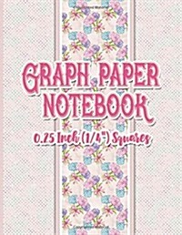 Graph Paper Notebook: 1/4 Inch Squares: Blank Graphing Paper with Borders - Square Grid Pad for College School/Teacher/Office/Student - Hydr (Paperback)
