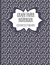 Graph Paper Notebook: 1/4 Inch Squares: Blank Graphing Paper with Borders - Graph Paper Book, Perfect For The School Or Office! (Paperback)