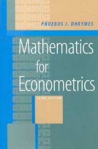 Mathematics for econometrics 3rd ed