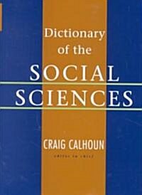 [중고] Dictionary of the Social Sciences (Hardcover)