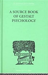 A Source Book of Gestalt Psychology (Hardcover)