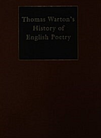 Wartons History of English Poetry (Multiple-component retail product)