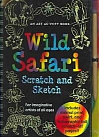 Wild Safari: An Art Activity Book for Imaginative Artists of All Ages [With Wooden Stylus Pencil] (Spiral, 2003. 2nd Print)