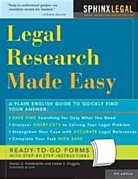Legal Research Made Easy (Paperback, 4th)